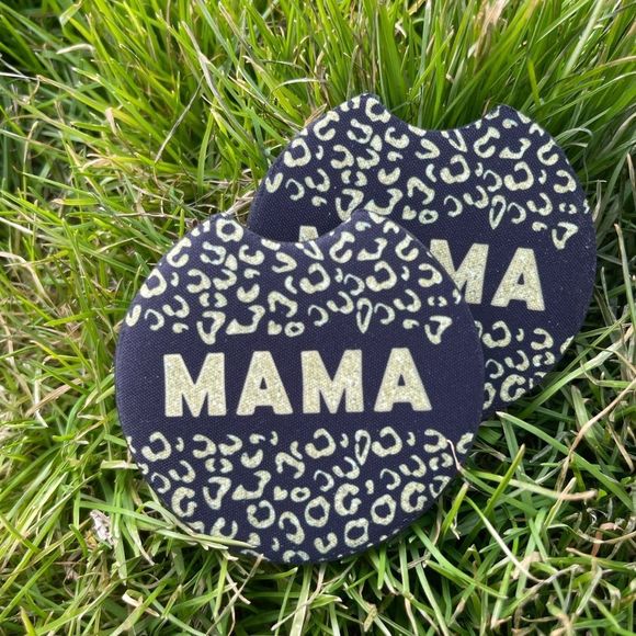 Mama Animal Print Car Coaster | Animal Print Car Coaster Set | Car Accessories - Picture 4 of 12